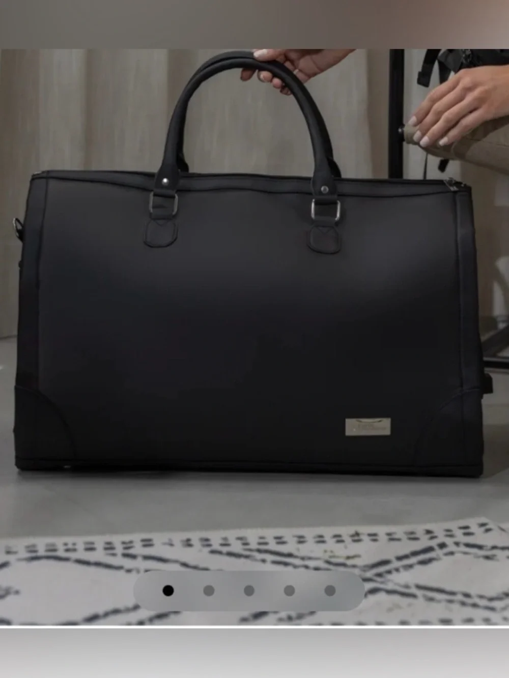 The Hotel Collection Duffel Bag Black